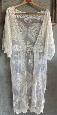 Rebellion Lace Kimono Cardigan Cover Up